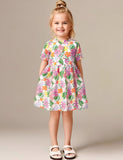 Flower Print Cotton Dress