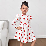 Valentine's Day Love Print Dress