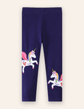 Leggings mit Einhorn-Applikation