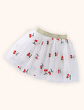 Valentine's Day Tulle Embroidered Skirt