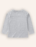 Construction Car Print Long-sleeved T-shirt