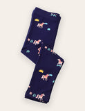 Unicorn Print Cotton Leggings