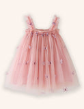 3D Butterfly Flower Tulle Dress