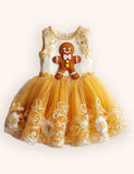 Tulle Gingerbread Christmas Dress