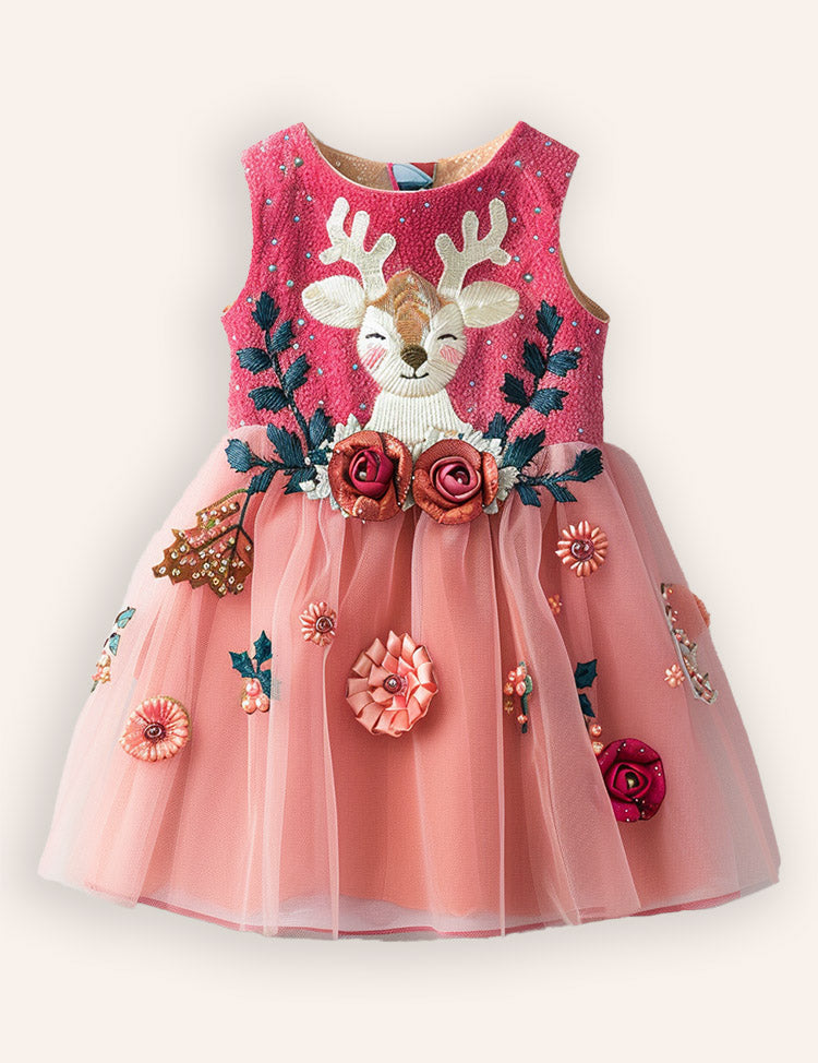 Halloween heks appliqué jurk