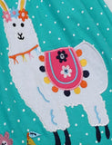 Animal Cartoon Embroidered Spot Dress - Mini Taylor