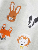 Animal Friends Printed Sweatshirt - Mini Taylor