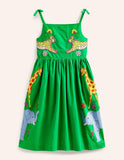 Appliqué Cotton Dress - Mini Taylor