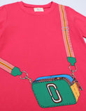 Backpack Printed Long Sleeve Dress - Mini Taylor