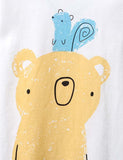 Bear and Squirrel Printed Long-Sleeved T-shirt - Mini Taylor