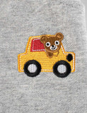 Bear Car Embroidered Shorts - Mini Taylor