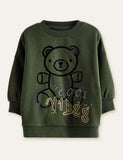 Bear Printed Sweatshirt - Mini Taylor