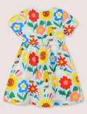 Blossoms Print Jersey Dress - Mini Taylor