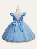 Bow Mesh Party Dress - Mini Taylor