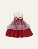 Bow Mesh Party Dress - Mini Taylor