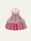 Bow Mesh Party Dress - Mini Taylor