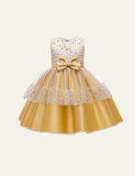 Bow Mesh Party Dress - Mini Taylor