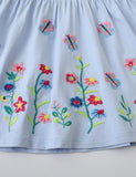 Butterfly Embroidered Long Dress - Mini Taylor