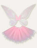 Butterfly Fairy Wings Party Cape + Skirt