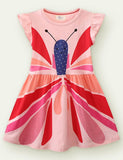 Butterfly Print Dress - Mini Taylor
