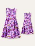 Butterfly Printed Family Matching Dress - Mini Taylor