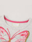 Butterfly Sequin Gauze Mesh Dress - Mini Taylor