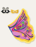 Schmetterlingsflügel Cosplay Maske Cape