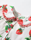 Strawberry Full Printed  Cotton Dress