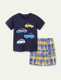 Car Appliqué T-shirt Suit - Mini Taylor