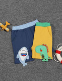 Cartoon Dinosaur Knitted Shorts - Mini Taylor