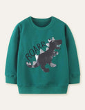 Cartoon Dinosaur Sweatshirt - Mini Taylor