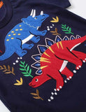 Cartoon Patch Dinosaur T-shirt - Mini Taylor