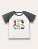 Cartoon Printed T-shirt