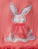 Cartoon Rabbit Appliqué Tulle Dress - Mini Taylor