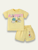 Cartoon Rabbit Printed Suit - Mini Taylor