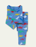 Cartoon Shark Printed Pajamas - Mini Taylor