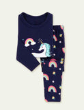 Cartoon Shark Printed Pajamas - Mini Taylor