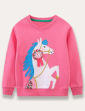 Champion Horse Appliqué Sweatshirt