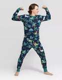 Christmas Dinosaur Print Family Matching Pajamas - Mini Taylor