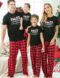 Weihnachts-Familien-passender Kurzarm-Pyjama