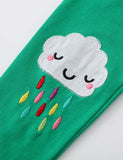 Cloud Appliqué Embroidery Leggings - Mini Taylor