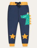 Color Cartoon Printed Sweatpants - Mini Taylor