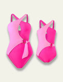 Color Patching Family Matching Swim Suit - Mini Taylor