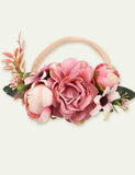 Colorful Artificial Flower Nylon Elastic Ribbon - Mini Taylor