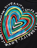 Colorful Heart Print T-shirt - Mini Taylor