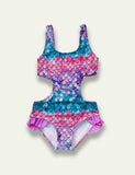 Colorful Mermaid Swim Suit - Mini Taylor