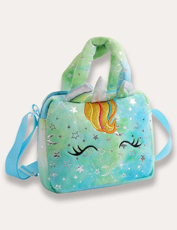 Colorful Plush Unicorn Shoulder Bag - Mini Taylor