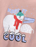 Cool Polar Bear Printed Long-Sleeved T-shirt - Mini Taylor