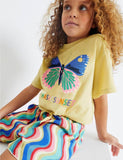 Cute Butterfly Printed T-shirt Set - Mini Taylor