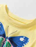 Cute Butterfly Printed T-shirt Set - Mini Taylor